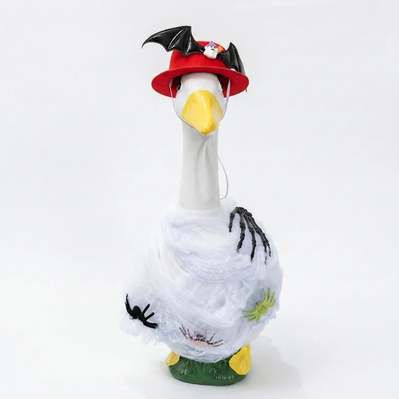 Porch Goose Halloween Costume DIY Spider Web Hat Decoration Goose Outfit Porch Lawn Creative Dressing Set
Porch Goose Halloween Costume DIY Spider Web Hat Decoration Goose Outfit Porch Lawn Creative Dressing Set