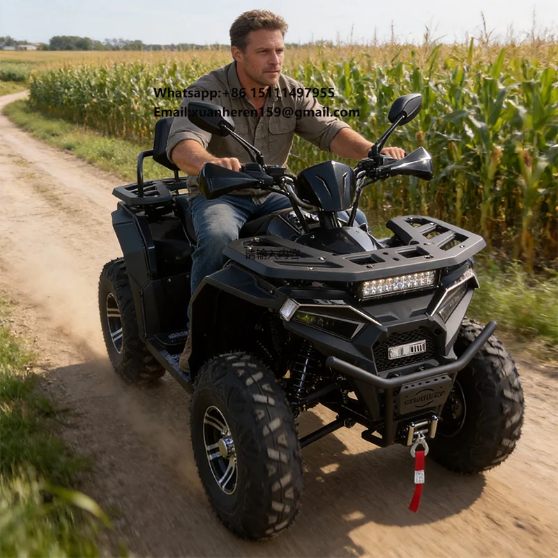 180CC Fuel-powered ATV 4WD Farm Beach Light Off-Road All Terrain Vehicle
180CC Fuel-powered ATV 4WD Farm Beach Light Off-Road All Terrain Vehicle