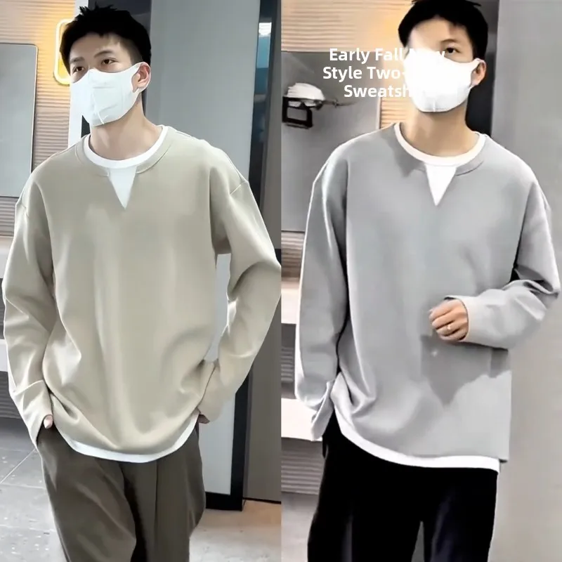 Spring Autumn Design Long Sve Sweatirt Base Layer Men Casual Lazy High Sensation Casual Top Quali Cotton Polyester Blend
Spring Autumn Design Long Sve Sweatirt Base Layer Men Casual Lazy High Sensation Casual Top Quali Cotton Polyester Blend