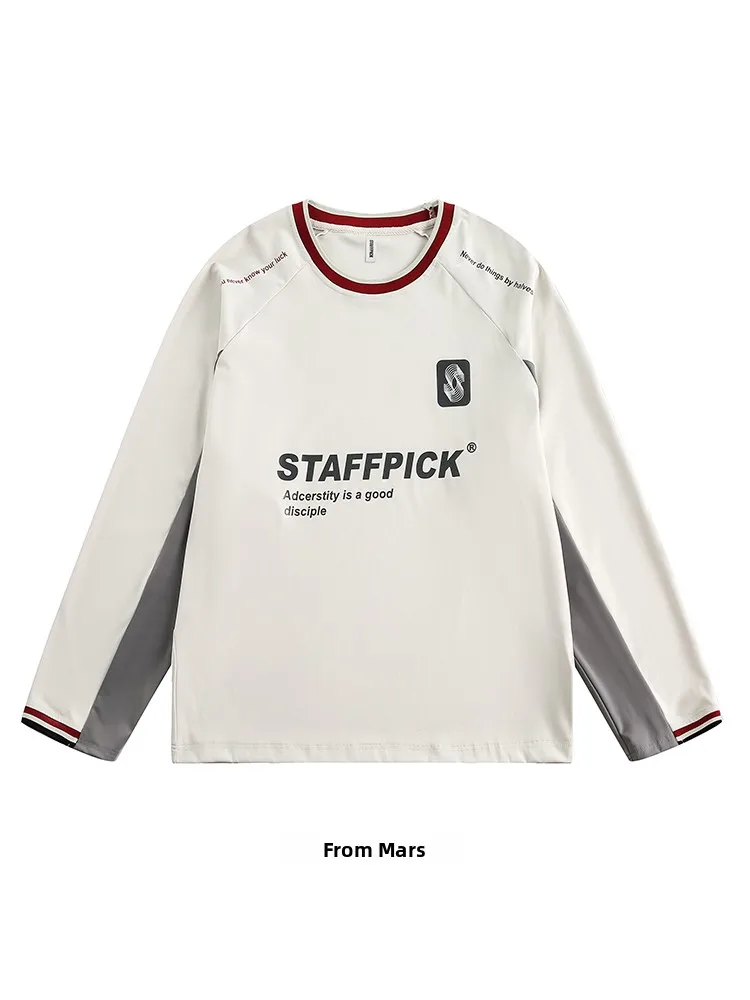 Футболка Long Sve Streetwear в стиле ретро, спортивная, с цветовыми блоками, свободного кроя, молодежная, из осенней коллекции
Футболка Long Sve Streetwear в стиле ретро, спортивная, с цветовыми блоками, свободного кроя, молодежная, из осенней коллекции