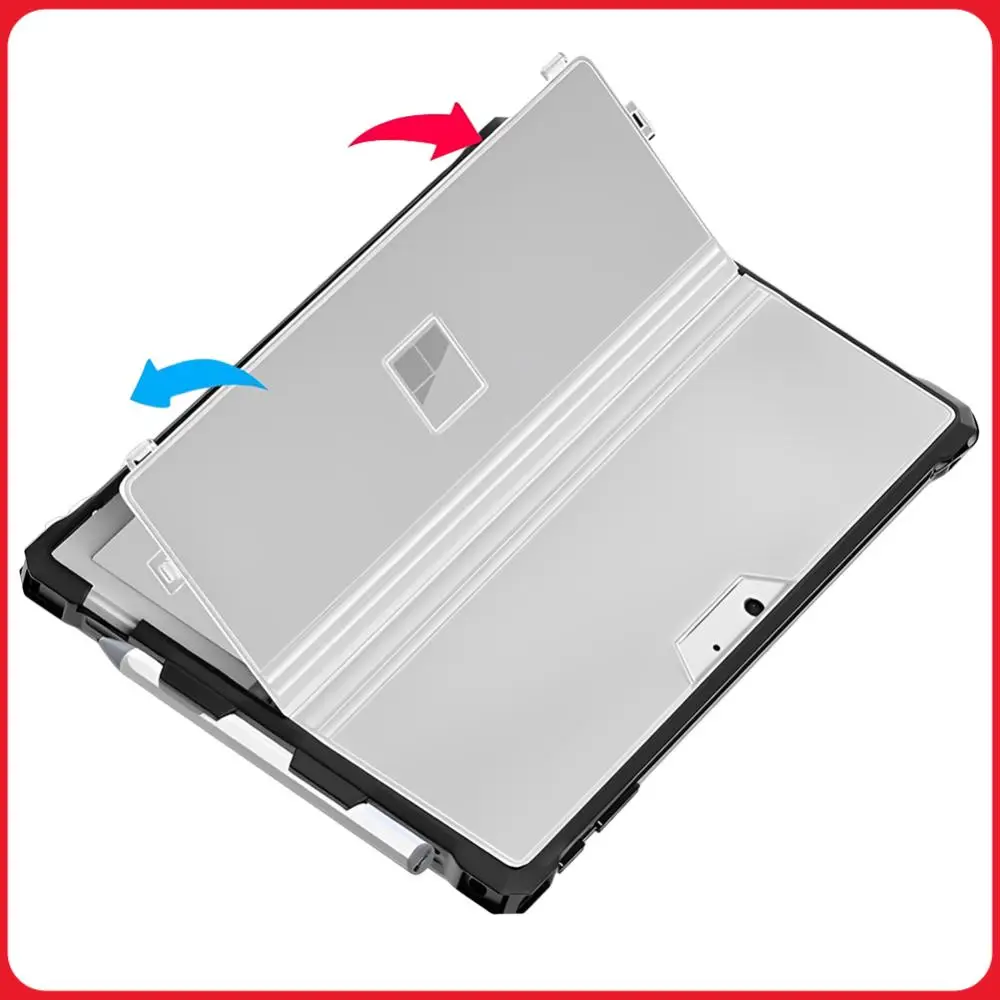 Rugged Protective Cover for Microsoft Surface Pro 6/Pro 5/Pro 4 Protective Rugged Cover Case Compatible with Type Cover Keyboard
Rugged Protective Cover for Microsoft Surface Pro 6/Pro 5/Pro 4 Protective Rugged Cover Case Compatible with Type Cover Keyboard
