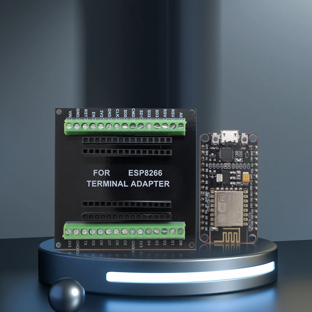 ESP8266 Breakout Board for ESP8266 ESP-12E GPIO 1 Into 2 Wi-Fi CP2102 Chip MICRO USB Interface NodeMCU Development Board
ESP8266 Breakout Board for ESP8266 ESP-12E GPIO 1 Into 2 Wi-Fi CP2102 Chip MICRO USB Interface NodeMCU Development Board