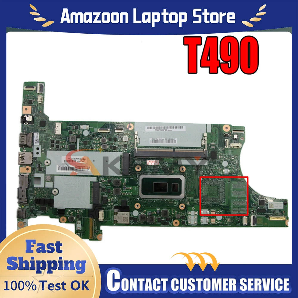 Материнская плата для Lenovo Thinkpad T490 T590 NM-B901 с процессором I5 8265U/8365U I7-8665U/8565U 16 ГБ/8 ГБ ОЗУ DDR4 100% протестировано
Материнская плата для Lenovo Thinkpad T490 T590 NM-B901 с процессором I5 8265U/8365U I7-8665U/8565U 16 ГБ/8 ГБ ОЗУ DDR4 100% протестировано