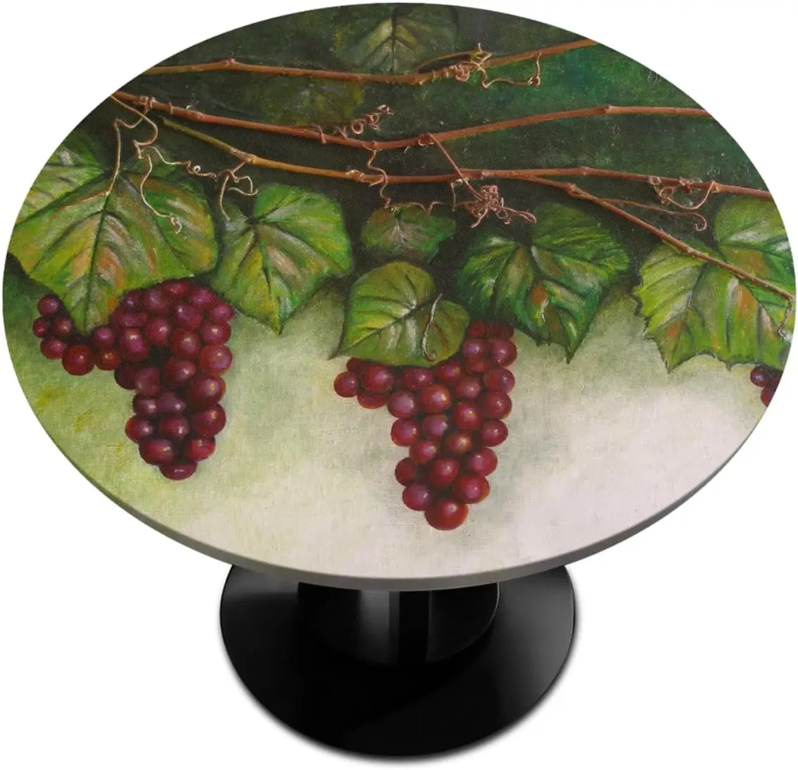Grapes Painting Round Tablecloth with Elastic Edged, Fitted Table Cover Wipeable Round Table Cloth for Indoor Outdoor Us
Grapes Painting Round Tablecloth with Elastic Edged, Fitted Table Cover Wipeable Round Table Cloth for Indoor Outdoor Us
