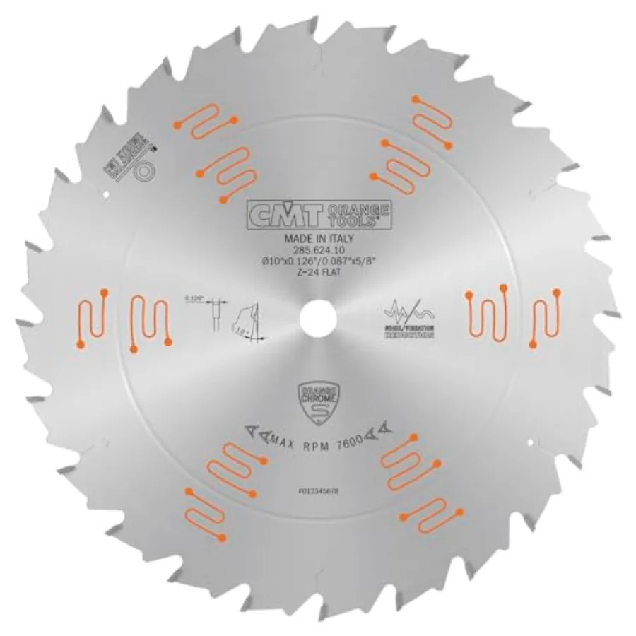 285.624.10 Orange Chrome Ripping Blade 10" x T24 FlatSilver
285.624.10 Orange Chrome Ripping Blade 10" x T24 FlatSilver
