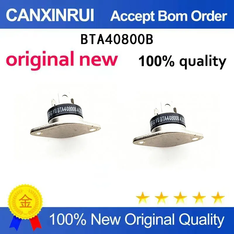 (5-100 Pieces) Brand new BTA40-800B BTA40800B gold sealed RD-91 bidirectional thyristor chip IC
(5-100 Pieces) Brand new BTA40-800B BTA40800B gold sealed RD-91 bidirectional thyristor chip IC