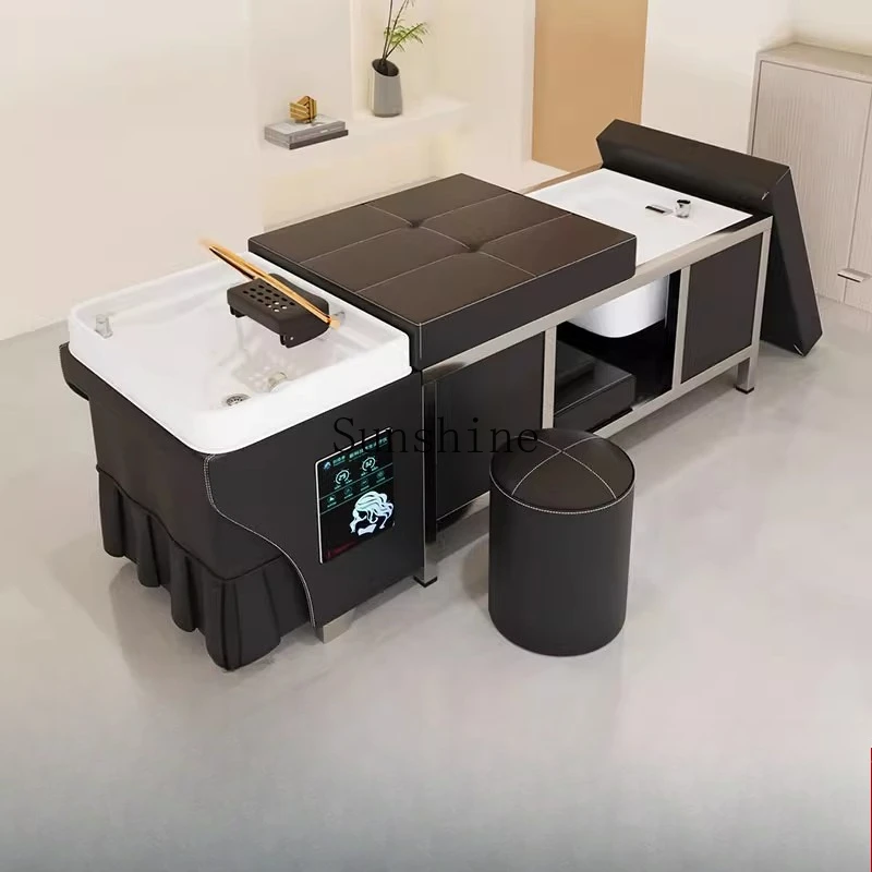 Thai shampoo bed barber shop special foot therapy ear fumigation stainless steel beauty spa integrated
Thai shampoo bed barber shop special foot therapy ear fumigation stainless steel beauty spa integrated
