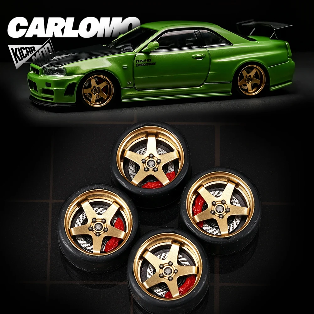 Carlomo 1/64 Alloy Model Car Series S-2 Wheel Bearings Ultra Smooth Rolling 9.5mm with Tires for Tomica Modified (4pcs 1set)
Carlomo 1/64 Alloy Model Car Series S-2 Wheel Bearings Ultra Smooth Rolling 9.5mm with Tires for Tomica Modified (4pcs 1set)