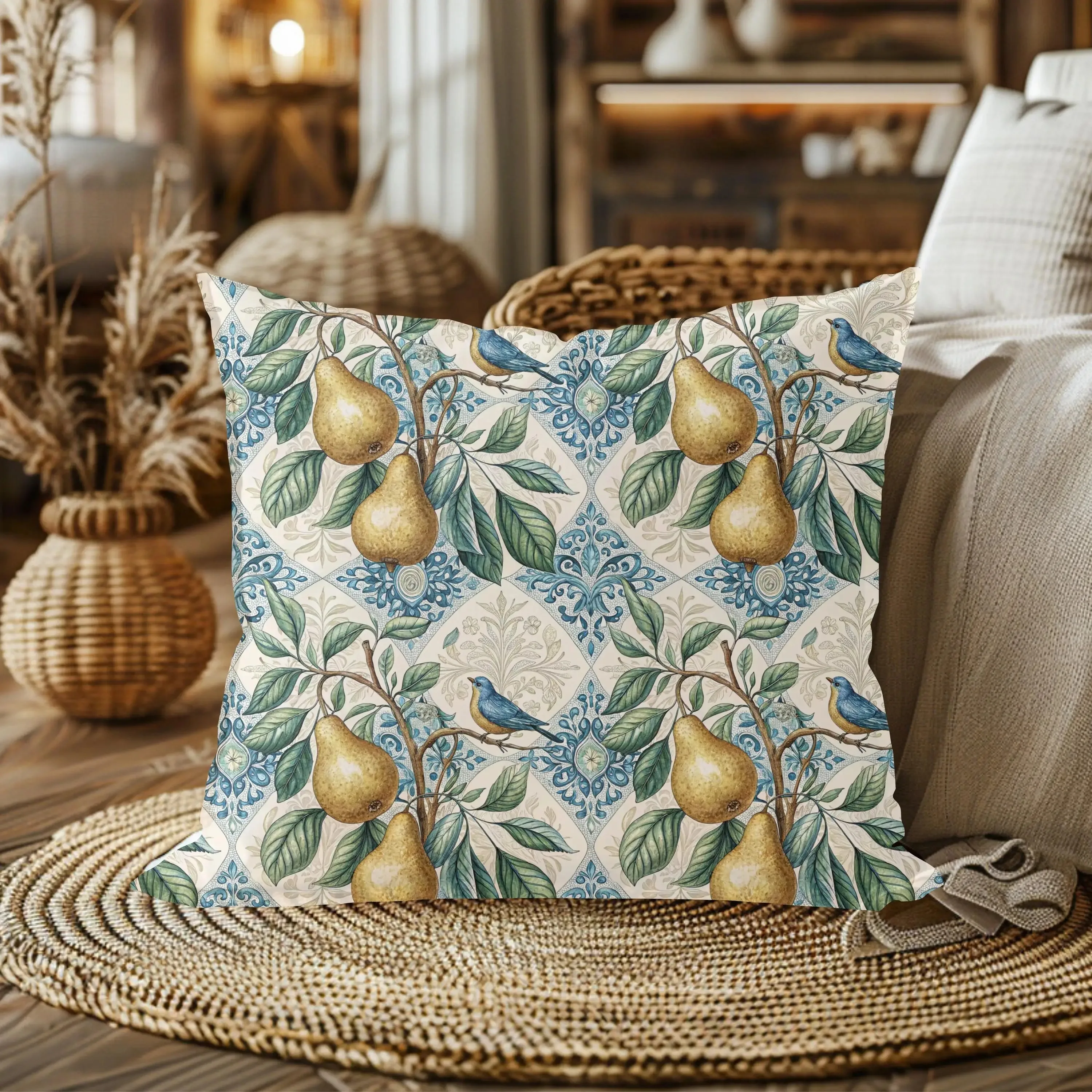 Vintage Pear Bird Pillowcase 2D Flat Printed Peach Skin Cushion Cover French Country Botanical Sofa Bedroom Home Decor
Vintage Pear Bird Pillowcase 2D Flat Printed Peach Skin Cushion Cover French Country Botanical Sofa Bedroom Home Decor