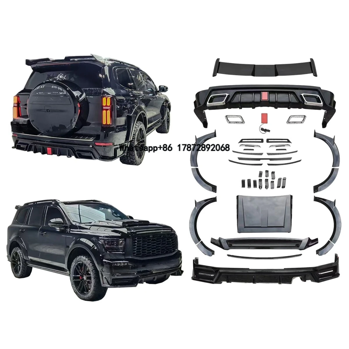 New Arrival Aerodynamic Kit With Front Lip Rear Diffuser Wheel Arch for Tank 500 2022+.
New Arrival Aerodynamic Kit With Front Lip Rear Diffuser Wheel Arch for Tank 500 2022+.