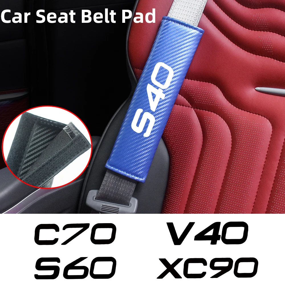 Carbon Fiber Car Seatbelt Shoulder Protector Cover Safety Belt Pad For Volvo S40 S60 C30 RDESIGN V40 V50 V70 XC40 XC60 XC90 T6
Carbon Fiber Car Seatbelt Shoulder Protector Cover Safety Belt Pad For Volvo S40 S60 C30 RDESIGN V40 V50 V70 XC40 XC60 XC90 T6