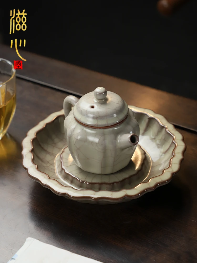 High-End Kiln Large Pot Tray Golden Thread and Line Set Ceramic Archaized Draining Teapot Platform Gift Box
High-End Kiln Large Pot Tray Golden Thread and Line Set Ceramic Archaized Draining Teapot Platform Gift Box