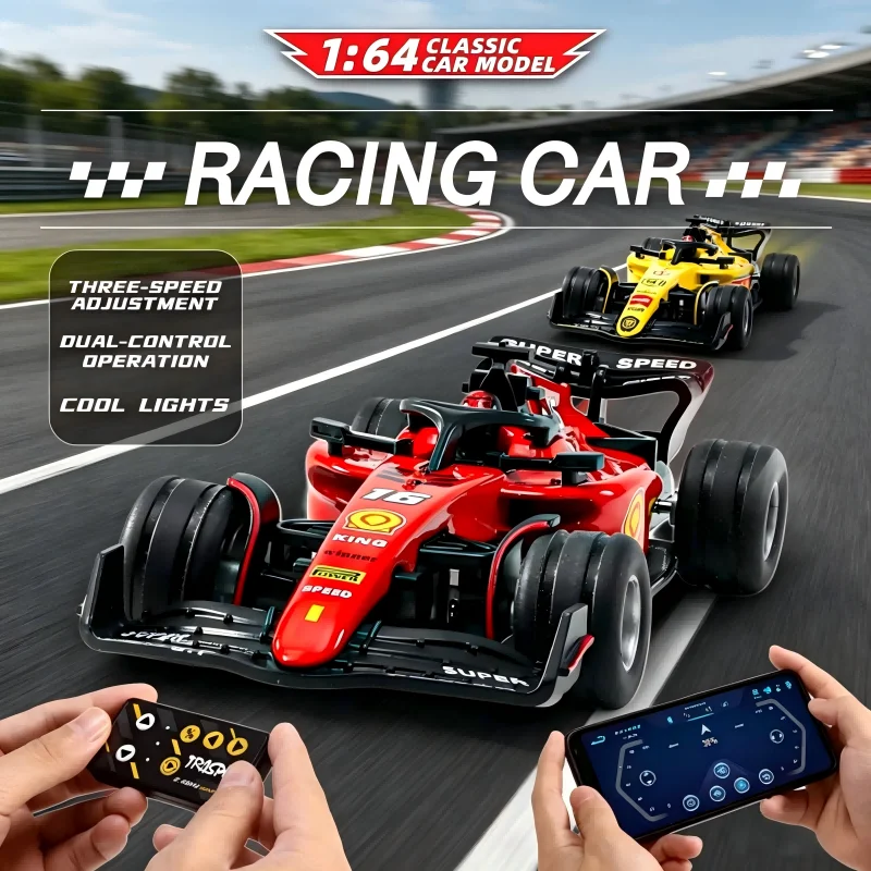 1:64 Rc Drift Racing Car 2.4G Mini Desktop Alloy Rc Vehicle with Lights Sounds Multi-Speed Adjustment Trucks for Kid's Gifts
1:64 Rc Drift Racing Car 2.4G Mini Desktop Alloy Rc Vehicle with Lights Sounds Multi-Speed Adjustment Trucks for Kid's Gifts
