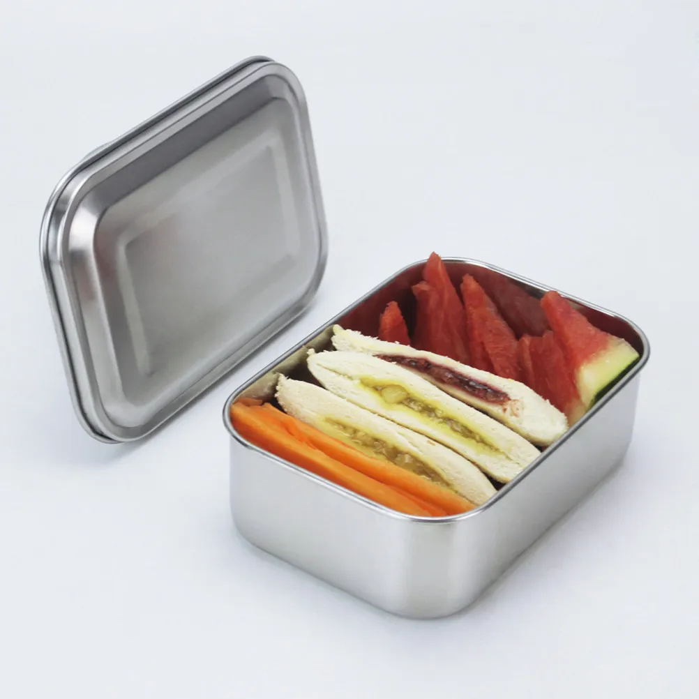 800ml 304 Stainless Steel Lunch Box Bento Container Easy Wash Safe Outdoor School Picnic Camp Metal Food Storage
800ml 304 Stainless Steel Lunch Box Bento Container Easy Wash Safe Outdoor School Picnic Camp Metal Food Storage
