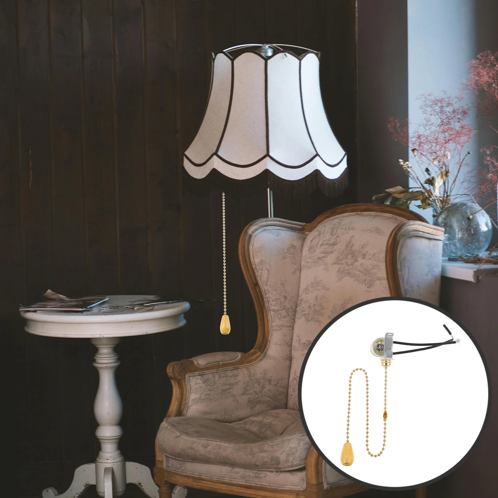 Pull Chain Lamp Switch Durable Material Easy Install Replacement Pull Cord Light Switch for Garage Basement Bathroom
Pull Chain Lamp Switch Durable Material Easy Install Replacement Pull Cord Light Switch for Garage Basement Bathroom