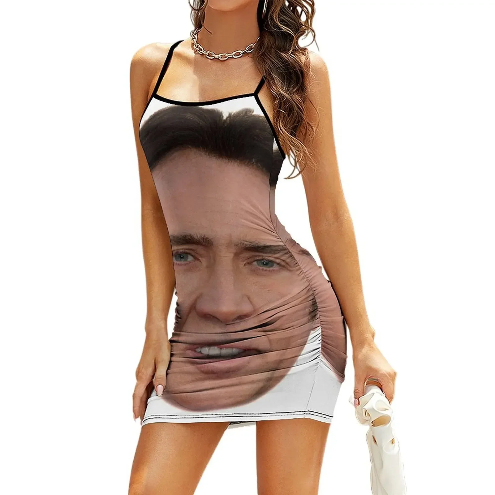Nicholas Cage Sling Dress evening dress ladies Aesthetic clothing luxury dresses Dress
Nicholas Cage Sling Dress evening dress ladies Aesthetic clothing luxury dresses Dress