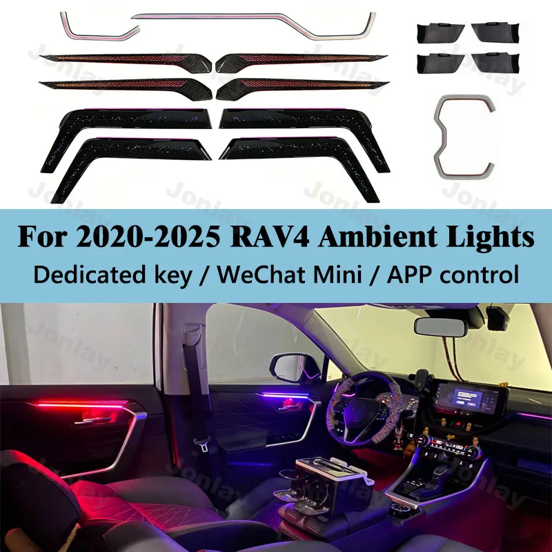 Jonlay Car Interior Ambient Light For RAV4 2019-2025 LED Atmosphere Mood Lighting Accessories Decoration Lamps backlight
Jonlay Car Interior Ambient Light For RAV4 2019-2025 LED Atmosphere Mood Lighting Accessories Decoration Lamps backlight
