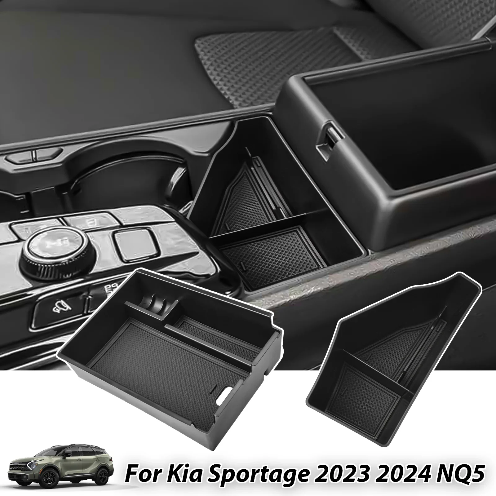 For Kia Sportage NQ5 2023 2024 Accessories Armrest Storage Box Tray Interior Secondary Car Storage Box Center Console Organizer
For Kia Sportage NQ5 2023 2024 Accessories Armrest Storage Box Tray Interior Secondary Car Storage Box Center Console Organizer