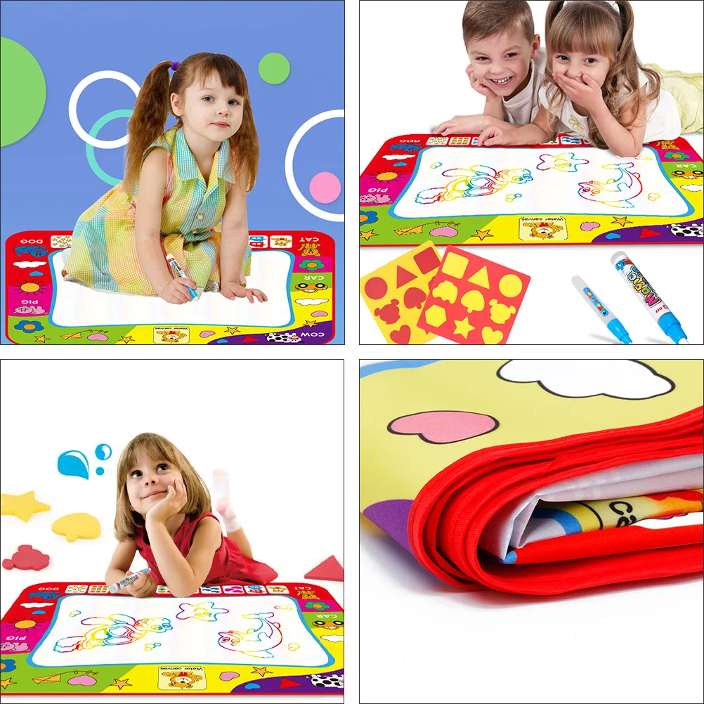 Water Canvas Drawing Blanket Graffiti Cloth Toy Painting Board for Kids Toddler Baby Mat Fabric Colorful Children
Water Canvas Drawing Blanket Graffiti Cloth Toy Painting Board for Kids Toddler Baby Mat Fabric Colorful Children