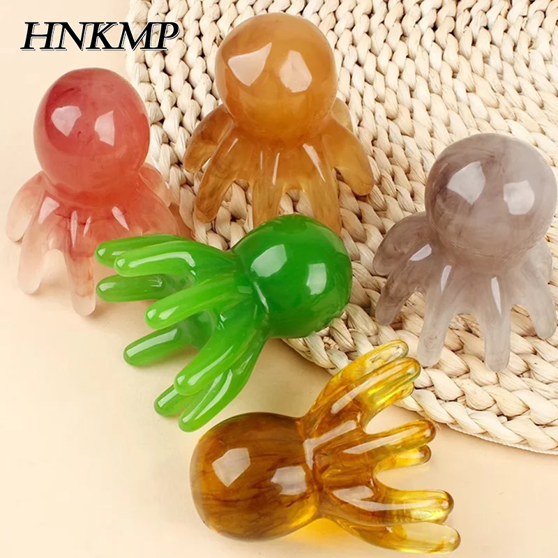 Resin Octopus Comb Head Massager Meridian Scraping Scalp Massage Brush Acupuncture SPA Gua Sha Health Massage Tool
Resin Octopus Comb Head Massager Meridian Scraping Scalp Massage Brush Acupuncture SPA Gua Sha Health Massage Tool