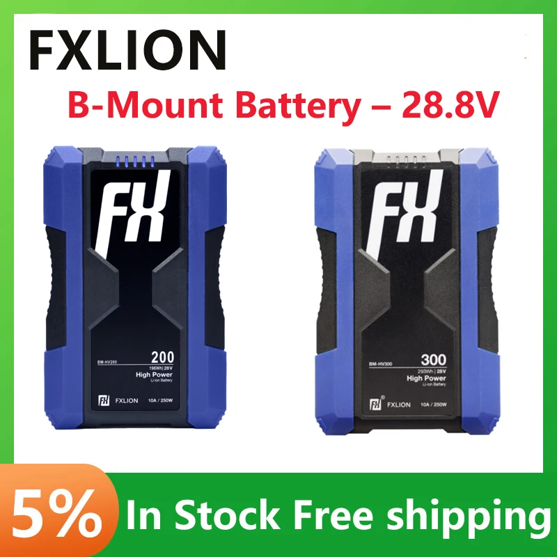 Аккумулятор FXlion BM-HV200 BM-HV300 B-Mount, 28.8В 200Втч 293Втч, литиевая батарея большой емкости
Аккумулятор FXlion BM-HV200 BM-HV300 B-Mount, 28.8В 200Втч 293Втч, литиевая батарея большой емкости