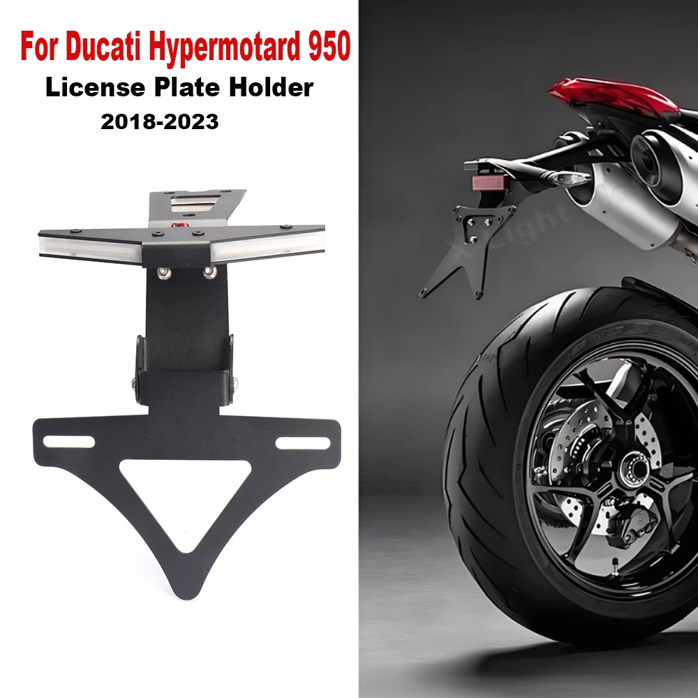 For Ducati Hypermotard 950 2018-2023 Motorcycle Accessories Rear Short Tail Stock License Plate Holder Tailstock Frame Bracket 
For Ducati Hypermotard 950 2018-2023 Motorcycle Accessories Rear Short Tail Stock License Plate Holder Tailstock Frame Bracket
