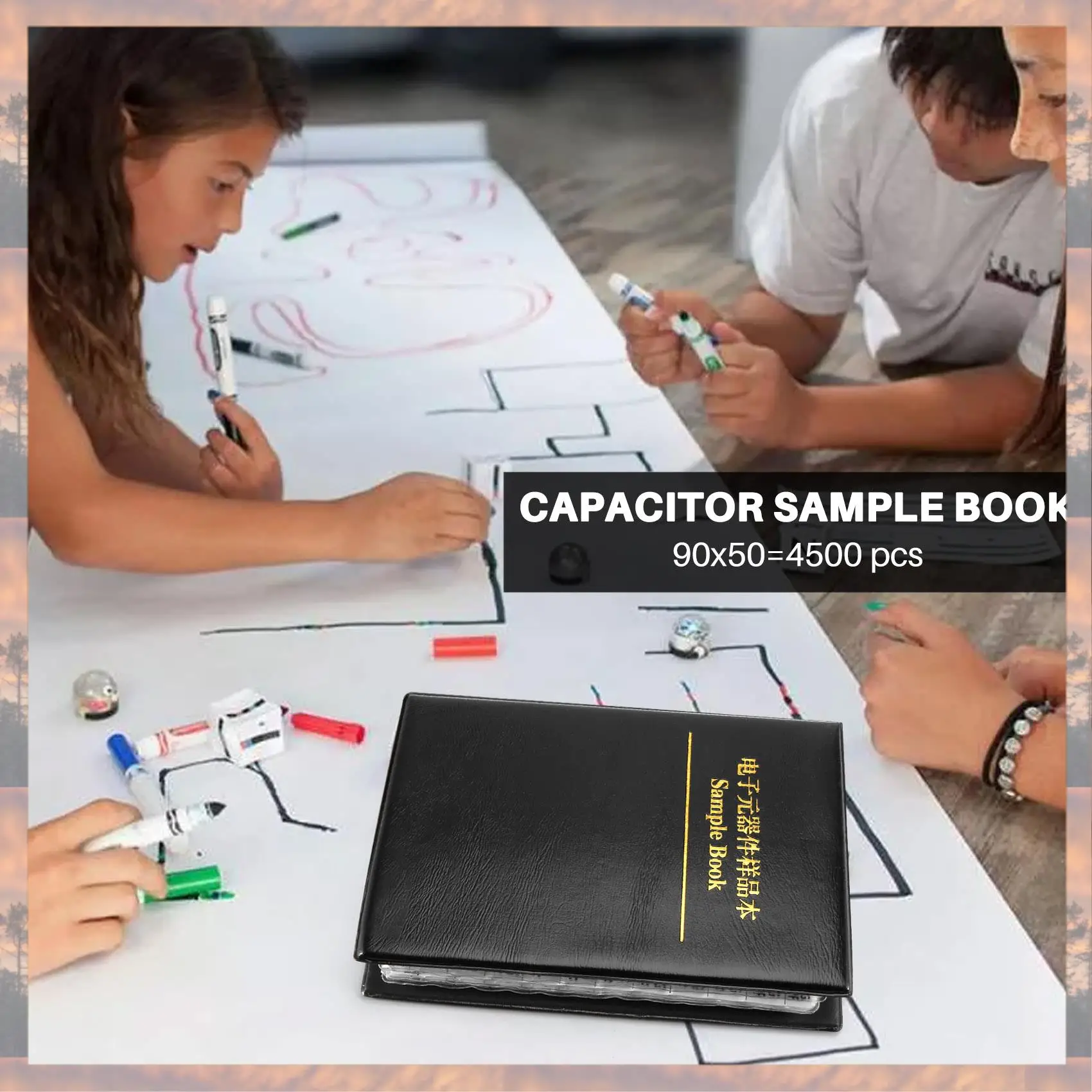2025 New-0603 SMD Capacitor Sample Book 90Valuesx50pcs=4500Pcs 0.5PF-2.2UF Assortment Kit Pack
2025 New-0603 SMD Capacitor Sample Book 90Valuesx50pcs=4500Pcs 0.5PF-2.2UF Assortment Kit Pack
