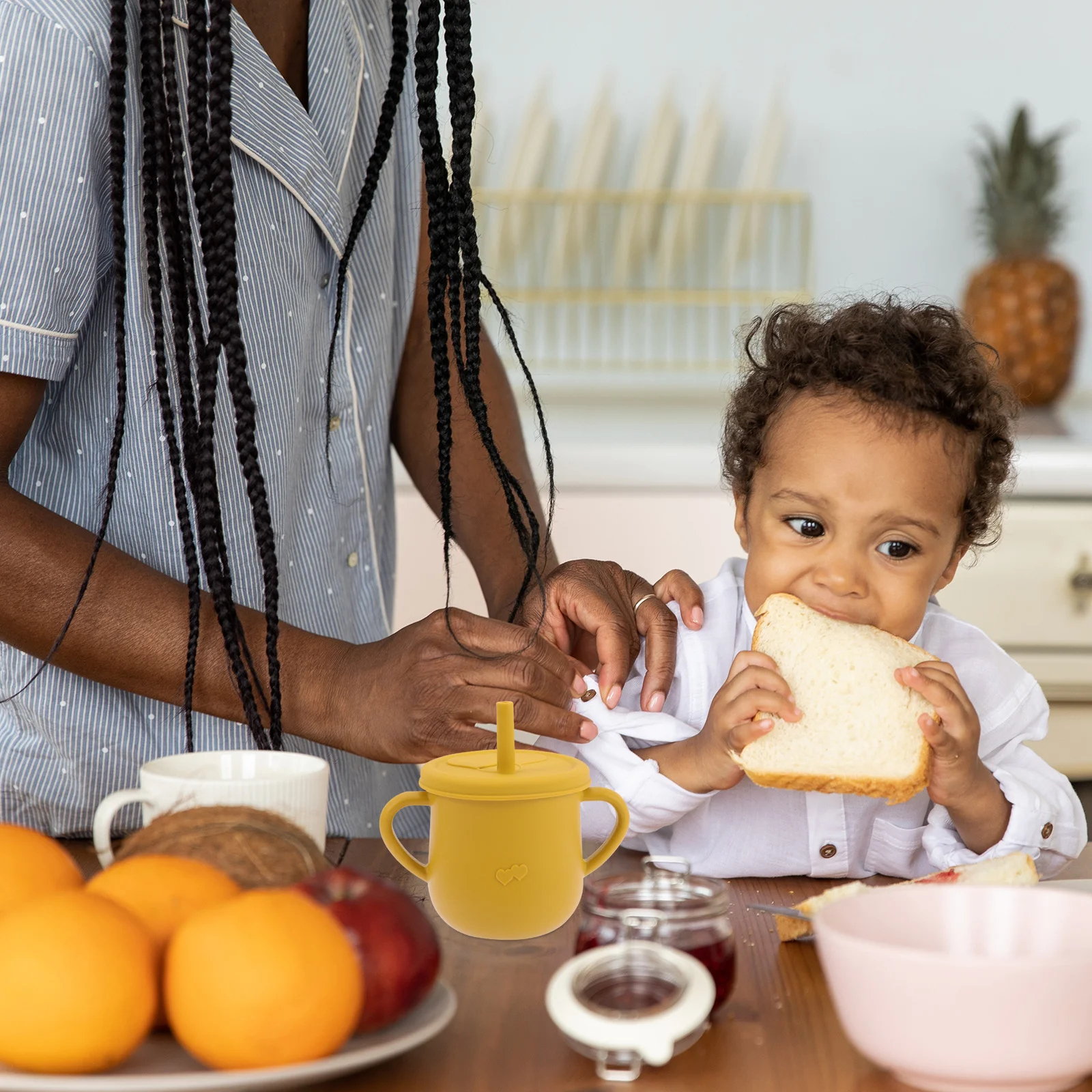 3Pcs Baby Silicone Training Cups Strong Drop Resistant Double Handles Toddler Water Cup Straw Baby Training Cup
3Pcs Baby Silicone Training Cups Strong Drop Resistant Double Handles Toddler Water Cup Straw Baby Training Cup