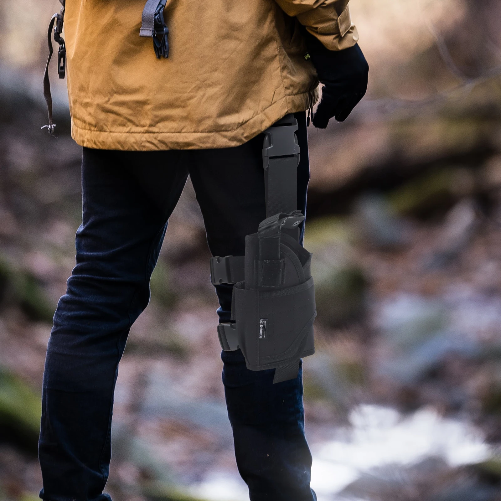 Waterproof Tactical Leg Bag Thigh Pouch 800D Oxford Fabric Secure Straps for Travel Camping Adventure Fits Phone Cards Coins
Waterproof Tactical Leg Bag Thigh Pouch 800D Oxford Fabric Secure Straps for Travel Camping Adventure Fits Phone Cards Coins