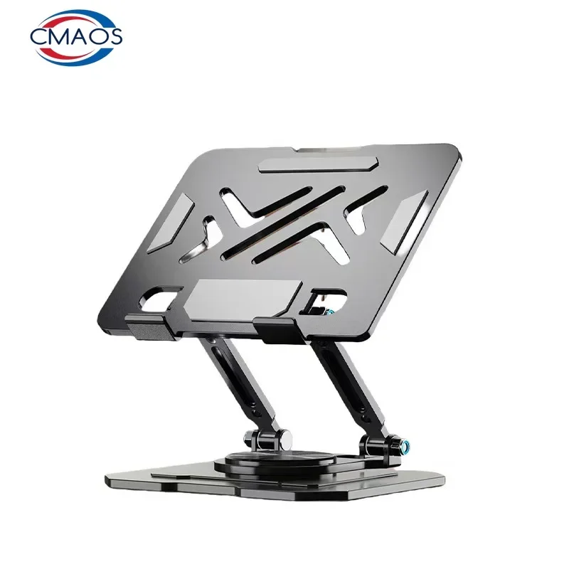 360° Rotation Tablet Stand for iPad, Adjustable Foldable Tablet Holder,Aluminum Phone Stand Compatible with iPad Pro/ Air/ Mini