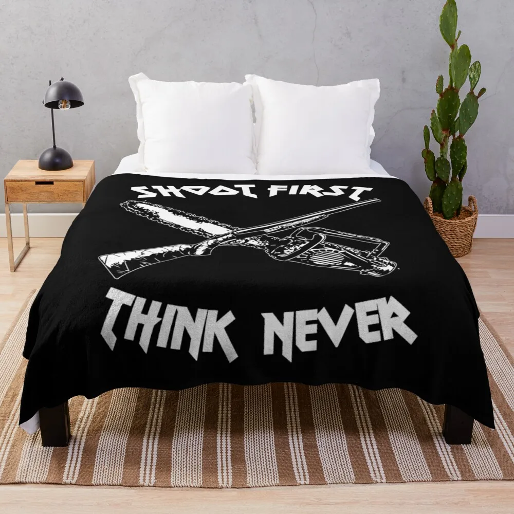 Shoot First Think Never Throw Blanket Dorm Room Essentials Blankets For Baby sofa bed
Shoot First Think Never Throw Blanket Dorm Room Essentials Blankets For Baby sofa bed