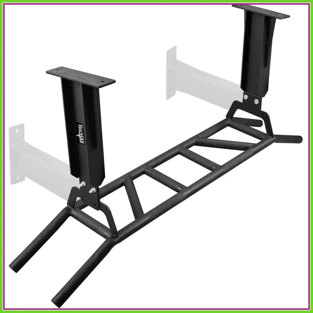 Heavy Duty Wall Mounted Pull Up Bar - Multi-Grip Chin Up Bar for Home Gym
Heavy Duty Wall Mounted Pull Up Bar - Multi-Grip Chin Up Bar for Home Gym