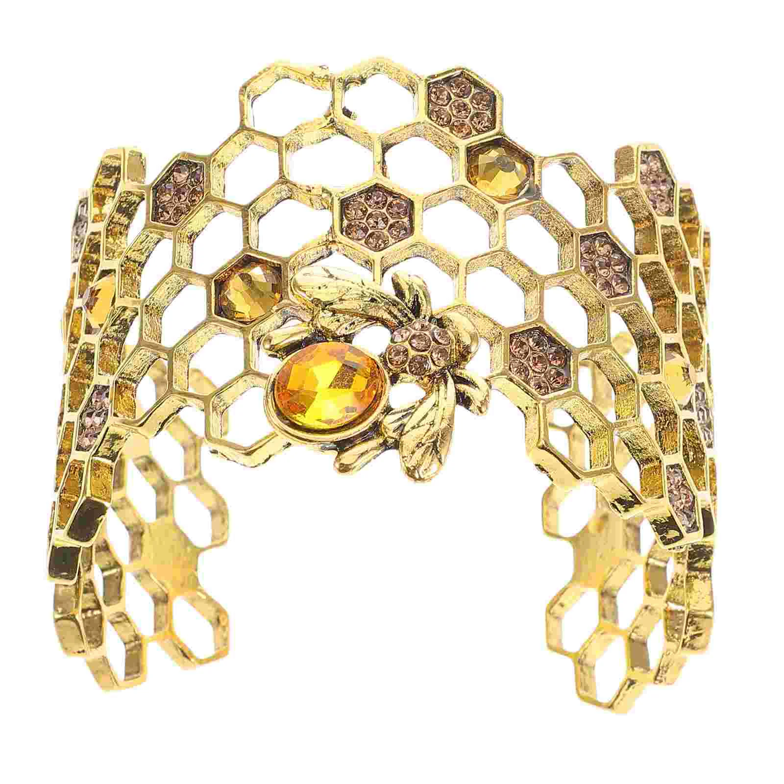 Bee Bracelet Women Bangle Open Winding Adjustable Wrist Alloy Aesthetic Wrap Beehive Elegant
Bee Bracelet Women Bangle Open Winding Adjustable Wrist Alloy Aesthetic Wrap Beehive Elegant