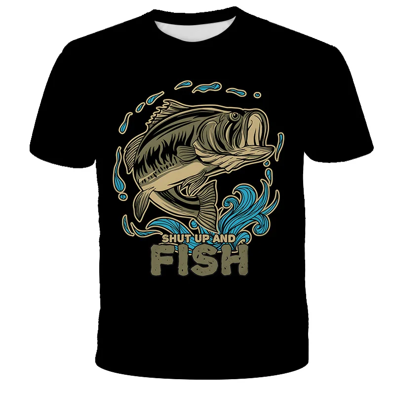 new style fish men's t-shirt 3d printed t-shirt funny t-shirt hip hop boys and girls t-shirt fishing clothing casual top
new style fish men's t-shirt 3d printed t-shirt funny t-shirt hip hop boys and girls t-shirt fishing clothing casual top