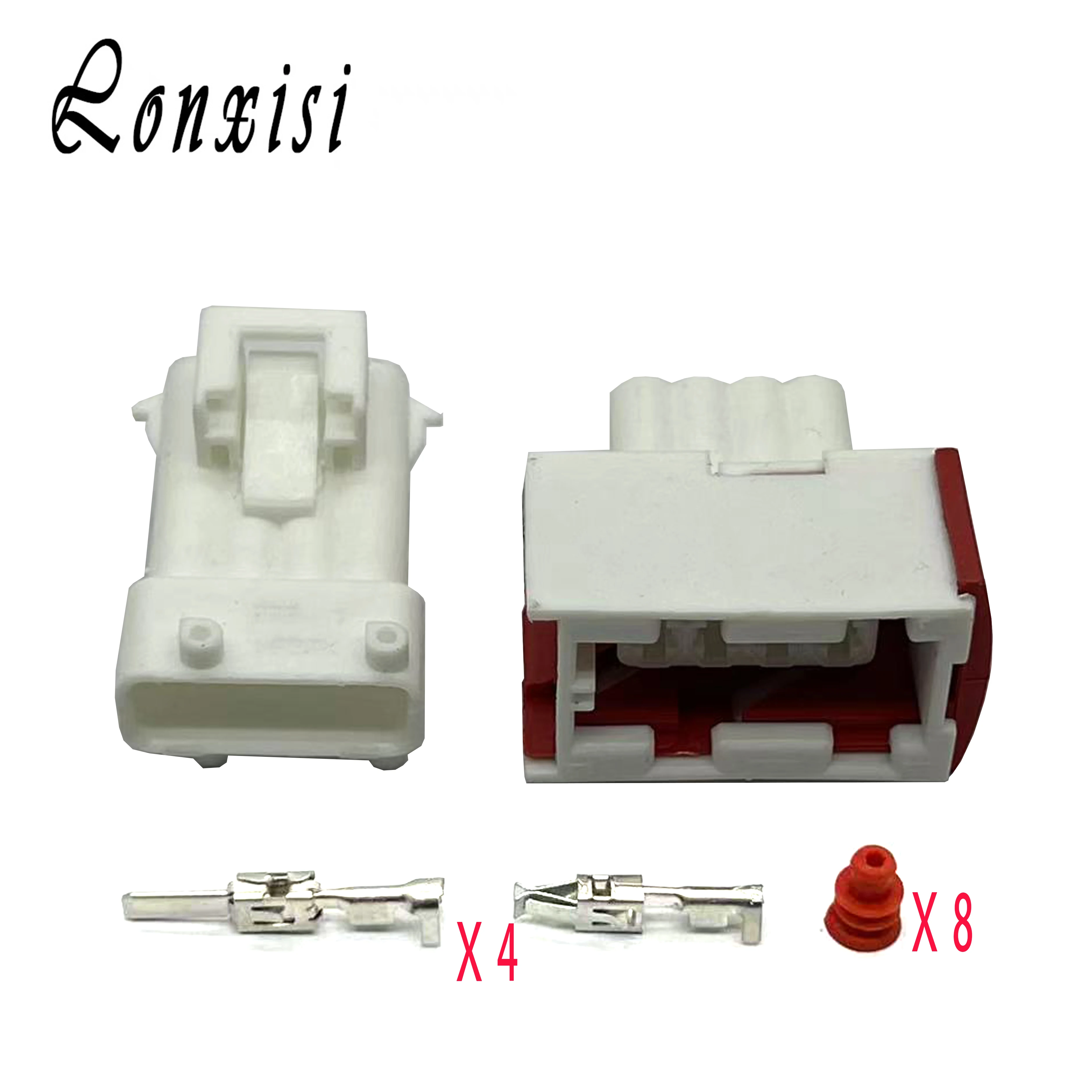 1/5/10/20/50 Sets 4 Pin Car Electrical White Plug 5-965261-1 Tyco Amp Waterproof Auto Wire Male Female Connectors
1/5/10/20/50 Sets 4 Pin Car Electrical White Plug 5-965261-1 Tyco Amp Waterproof Auto Wire Male Female Connectors