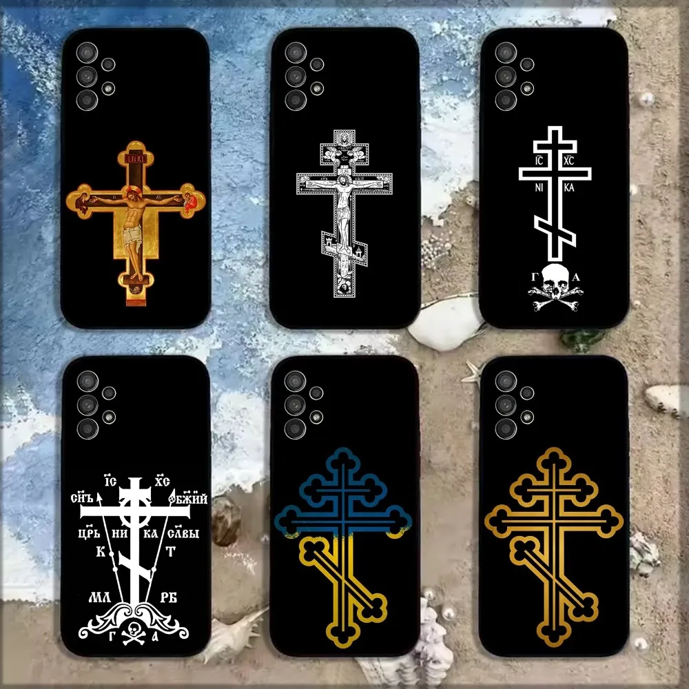 Orthodox Cross Icon Phone Case For Samsung Galaxy A13,A21s,A22,A31,A32,A52,A53,A71,A80,A91 Soft Black Shell
Orthodox Cross Icon Phone Case For Samsung Galaxy A13,A21s,A22,A31,A32,A52,A53,A71,A80,A91 Soft Black Shell
