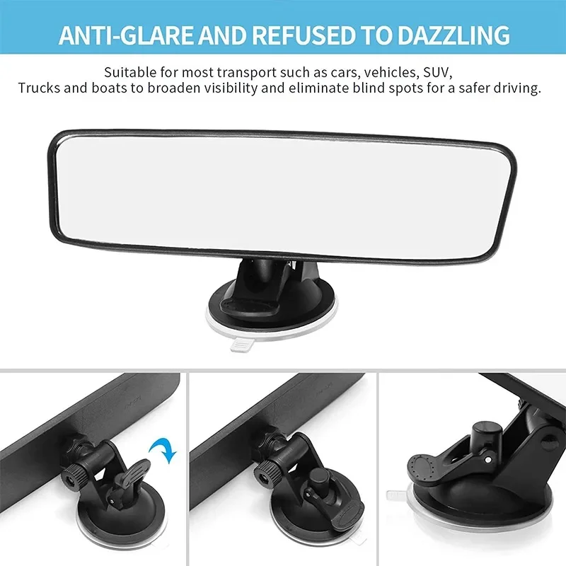 Car Rear View Mirror Adjustable 360 Panoramic Vehicle Car Rearview Parts with Suction Cup Car Decor Auto Interior Accessories
Car Rear View Mirror Adjustable 360 Panoramic Vehicle Car Rearview Parts with Suction Cup Car Decor Auto Interior Accessories