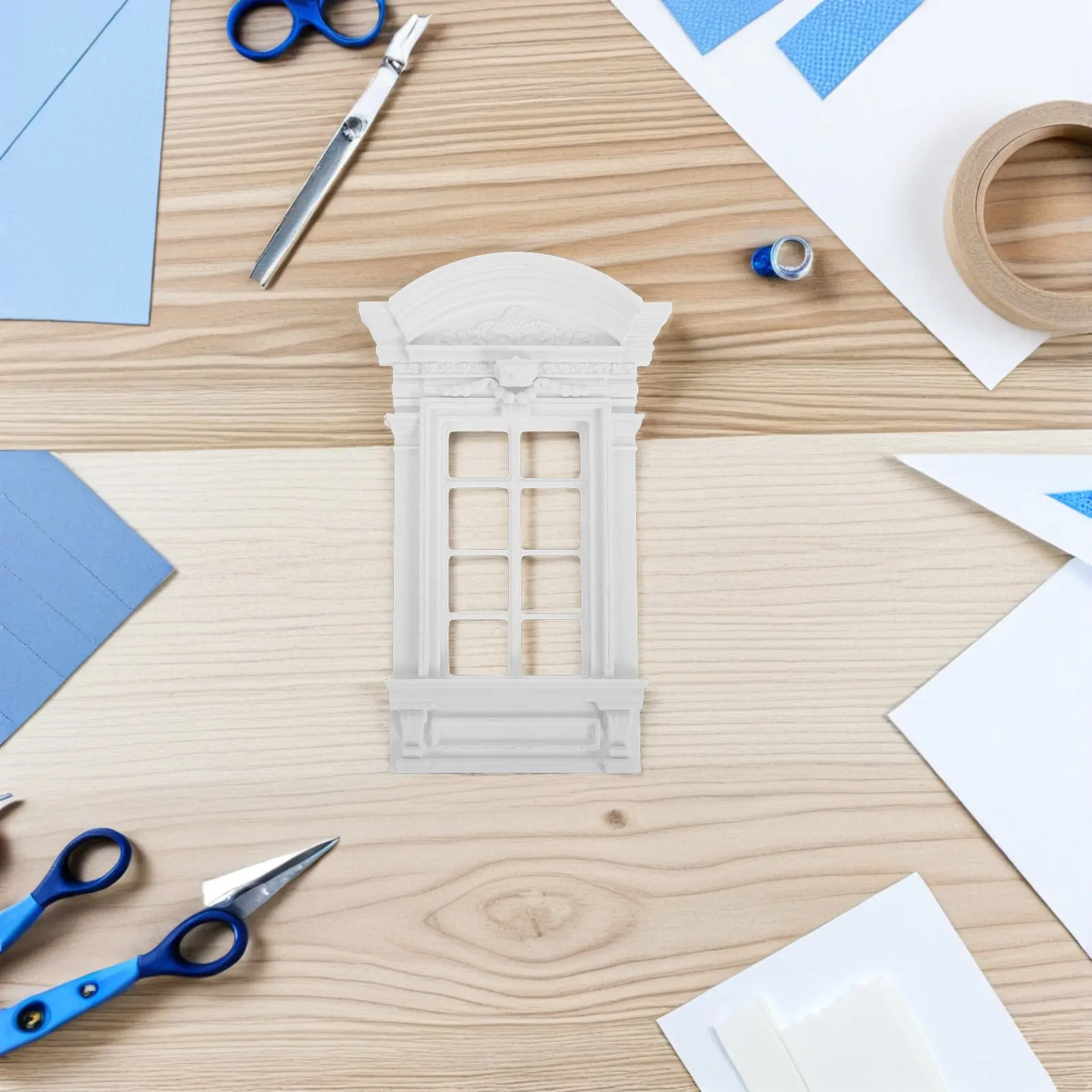Mini Plastic Handmade Dollhouse Window Frame European Style Roman Column DIY Craft Supplies Dollhouse Decoration and Renovation
Mini Plastic Handmade Dollhouse Window Frame European Style Roman Column DIY Craft Supplies Dollhouse Decoration and Renovation