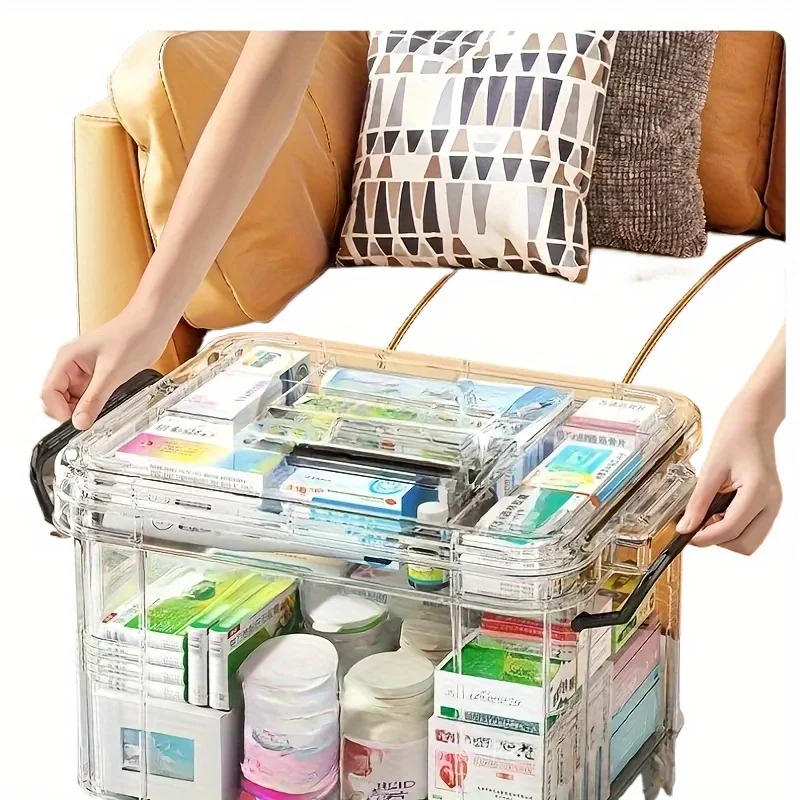 1 шт. коробка для хранения лекарств - ярусный органайзер для таблеток | Прозрачный дизайн и портативная ручка, компактная для домашнего/путешествий
1 шт. коробка для хранения лекарств - ярусный органайзер для таблеток | Прозрачный дизайн и портативная ручка, компактная для домашнего/путешествий