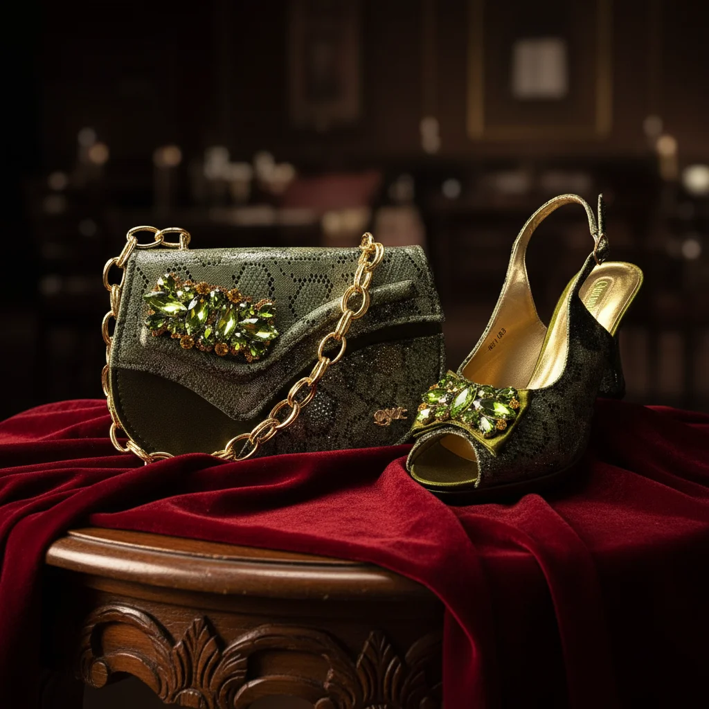 New Designer Bigger Size Shoes and Bags Set for Women 2026 Italian Wedding Shoe for Bride Ladies High Heel Shoes with Rhinestone
New Designer Bigger Size Shoes and Bags Set for Women 2026 Italian Wedding Shoe for Bride Ladies High Heel Shoes with Rhinestone