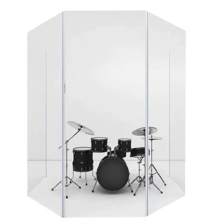 Drum set acrylic sound insulation screen, jazz drum shield bar drum room transparent partition stage sound-absorbing
Drum set acrylic sound insulation screen, jazz drum shield bar drum room transparent partition stage sound-absorbing