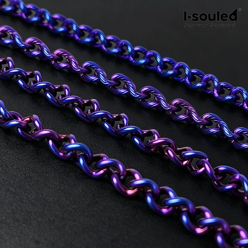 5mm Pure Titanium Anodized Rope Chain Necklace for Men Women Colorful Jewelry Accessory
5mm Pure Titanium Anodized Rope Chain Necklace for Men Women Colorful Jewelry Accessory