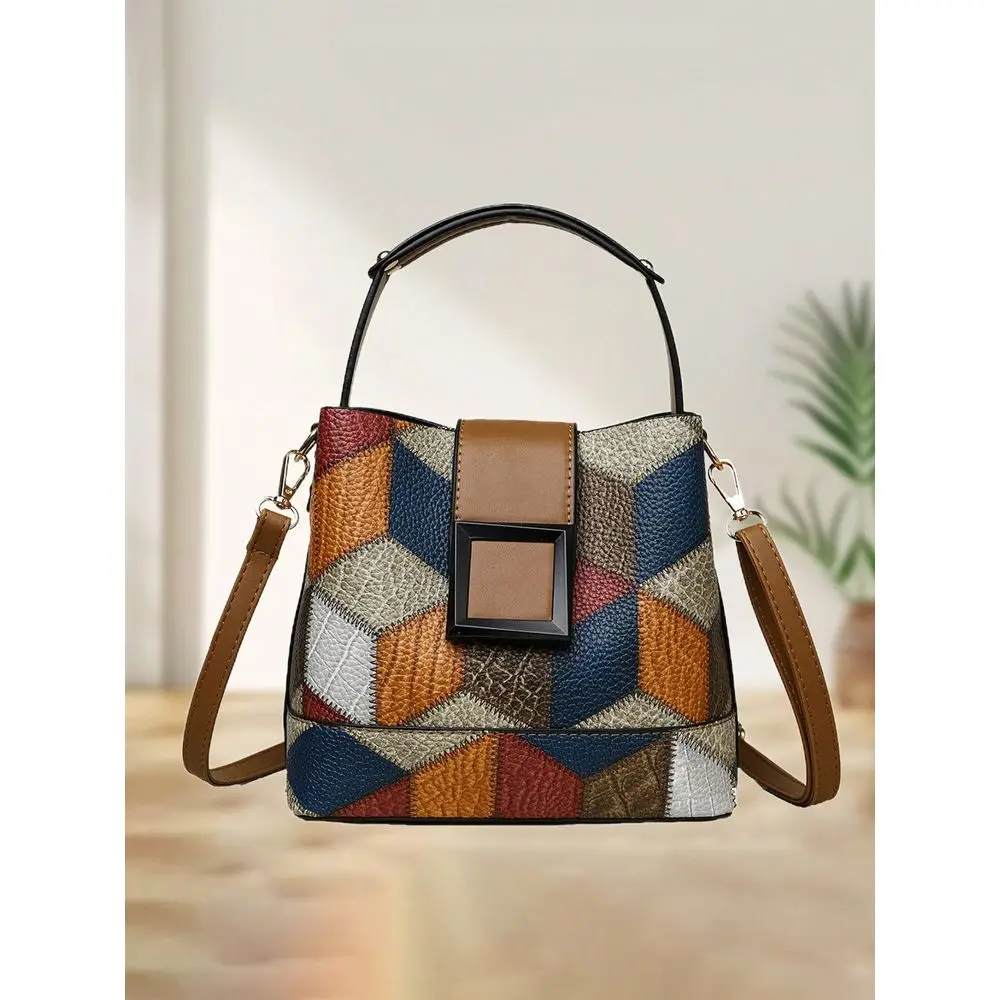 Brand New Fashion Bucket Bag Pu Imitation Leather Retro Casual Shoulder Messenger Bag Classic Solid Color Handbag
Brand New Fashion Bucket Bag Pu Imitation Leather Retro Casual Shoulder Messenger Bag Classic Solid Color Handbag