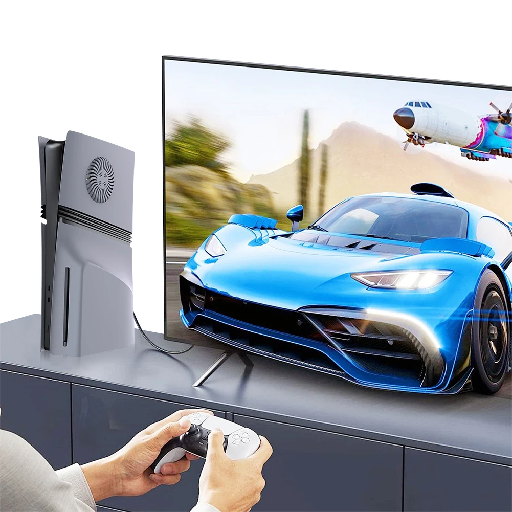 For PS 5 Pro Face Plate Console Cover Anti-Scratch Dustproof with Cooling Vent for PlayStation5 Pro Disc/Digital Edition Console
For PS 5 Pro Face Plate Console Cover Anti-Scratch Dustproof with Cooling Vent for PlayStation5 Pro Disc/Digital Edition Console