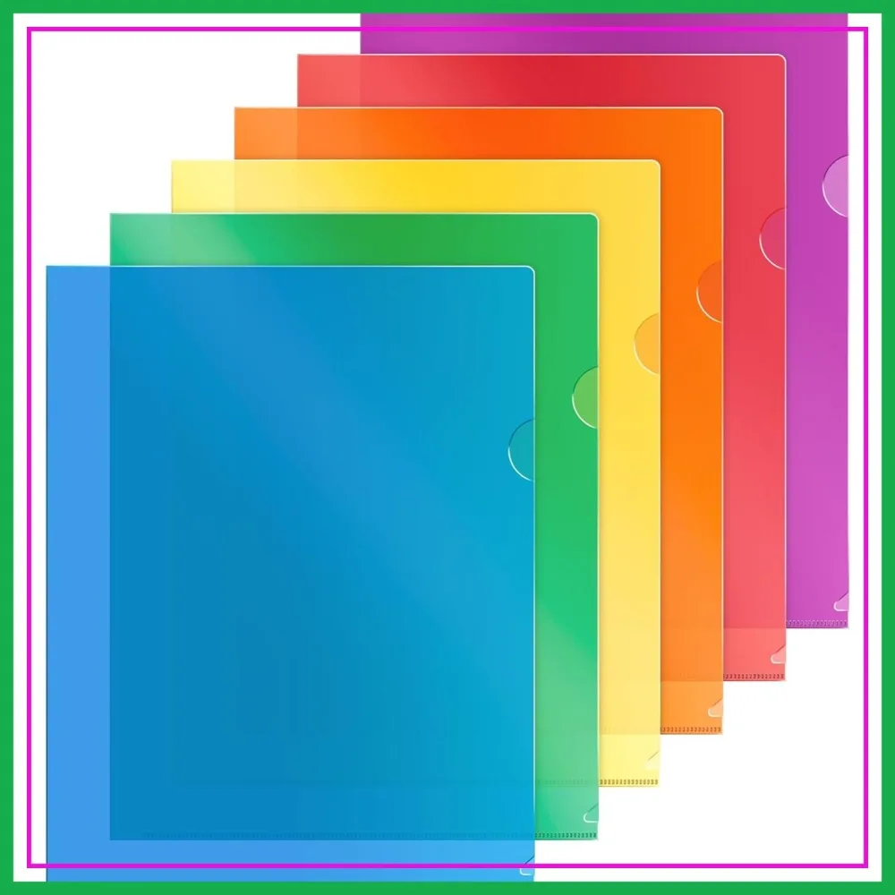 12 Pack Clear Plastic Folders, Letter Size 8.5x11, Durable Poly File Sleeves for School Office Home
12 Pack Clear Plastic Folders, Letter Size 8.5x11, Durable Poly File Sleeves for School Office Home