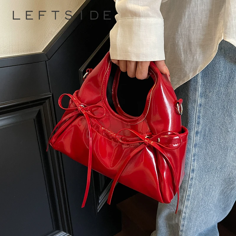 LEFTSIDE Branded Bow Design PU Leather Crossbody Bags for Women 2025 Summer New in Shoulder Bag Ladies Handbags and Purses
LEFTSIDE Branded Bow Design PU Leather Crossbody Bags for Women 2025 Summer New in Shoulder Bag Ladies Handbags and Purses