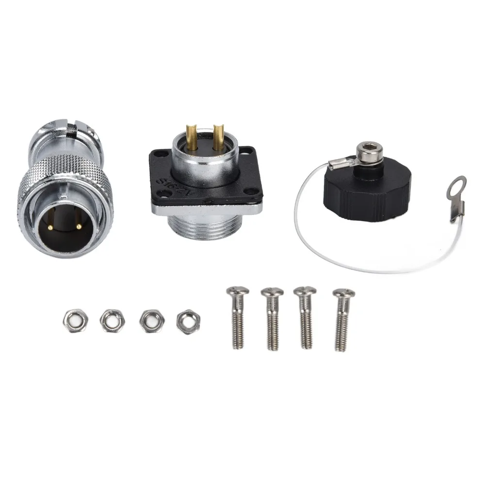 WS16 2 Pin Aviation Connector Adapter AC 500V 10A Waterproof Aviation Plug Socket Pure Copper Contacts Metal Threaded
WS16 2 Pin Aviation Connector Adapter AC 500V 10A Waterproof Aviation Plug Socket Pure Copper Contacts Metal Threaded