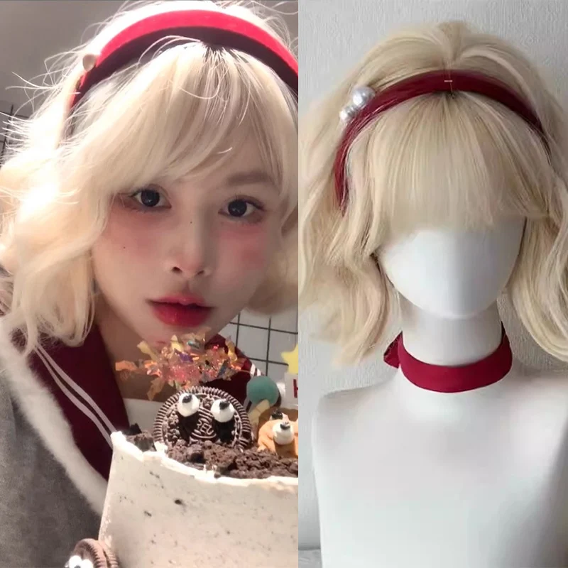 Synthetic White Short Curly Bob Girl Cute Lolita Cosplay Wigs For Women Daily Party Cosplay Halloween Harajuku
Synthetic White Short Curly Bob Girl Cute Lolita Cosplay Wigs For Women Daily Party Cosplay Halloween Harajuku