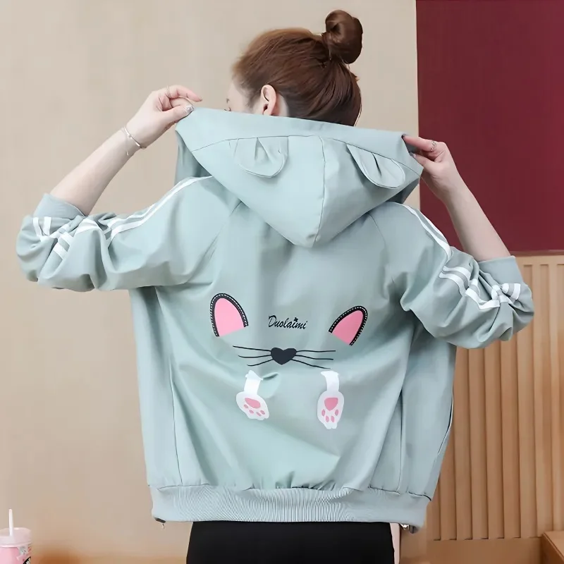 Lined Fashion Baseball Uniform Jackets Women Spring Autumn 2025 New Coats Korean Female Outerwear Short Hooded Overwear Tide Top
Lined Fashion Baseball Uniform Jackets Women Spring Autumn 2025 New Coats Korean Female Outerwear Short Hooded Overwear Tide Top