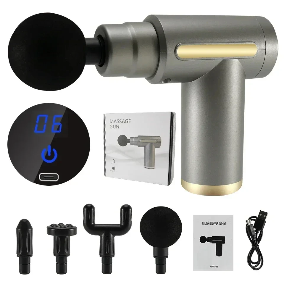 2025 Portable Fascia Gun Deep Tissue Massage Mini Lightweight and Adjustable Speed Massage Equipment Suitable for the Whole Body
2025 Portable Fascia Gun Deep Tissue Massage Mini Lightweight and Adjustable Speed Massage Equipment Suitable for the Whole Body